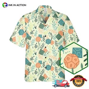 Dungeon And Dragons Dice Tropical Shirt