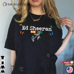 ed sheeran concert 2023 The Mathematics Tour Shirt 2 Ink In Action