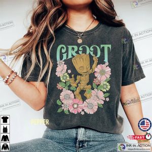 galaxy of the guardians movie Groot Comfort Colors Shirt 2 Ink In Action