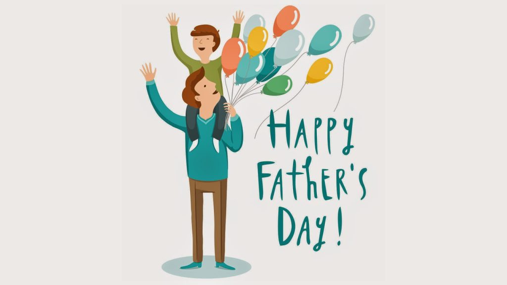 happy fathers day cartoon hd wallpaper