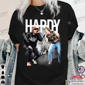 hardy and morgan wallen hardy tour 2023 Unisex T shirt 4 Ink In Action