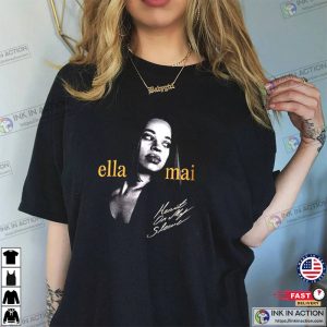 heart on my sleeve ella mai concert T shirt 2 Ink In Action