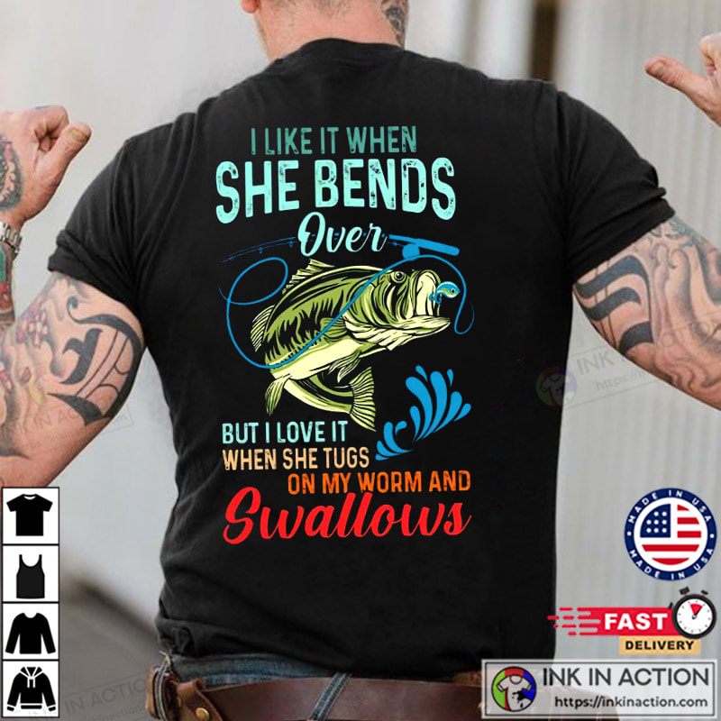 Fishing Ist Wie Titten T-Shirt Funny Angler Fishing Saying : :  Fashion