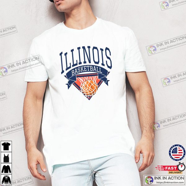 Illinois State Basketball Vintage T-shirt