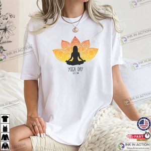 international yoga day t shirt 2 Ink In Action