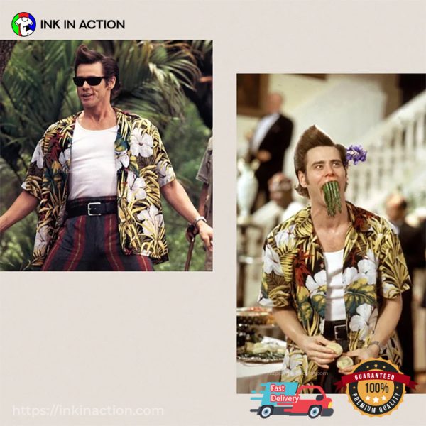 Jim Carrey Ace Ventura Hawaiian Shirt