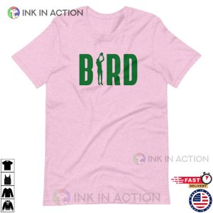 larry bird celtics Silhouette Logo larry legend Boston Celtics T Shirt 3 Ink In Action