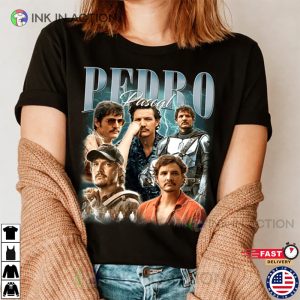 narco pedro pascal Actor Pedro Pascal Shirt 2 Ink In Action