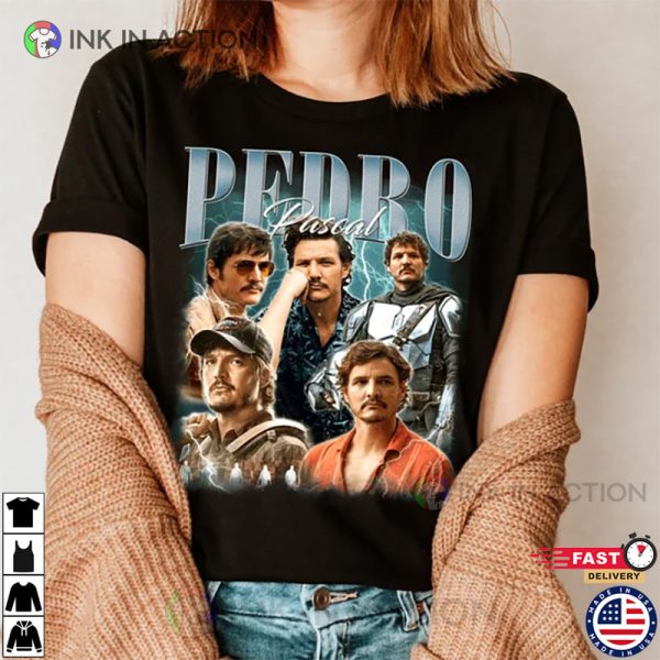Narco Pedro Pascal,  Actor Pedro Pascal Shirt