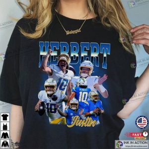 Nfl Los Angeles Team, Los Angeles Chargers Justin Herbert Vintage Shirt