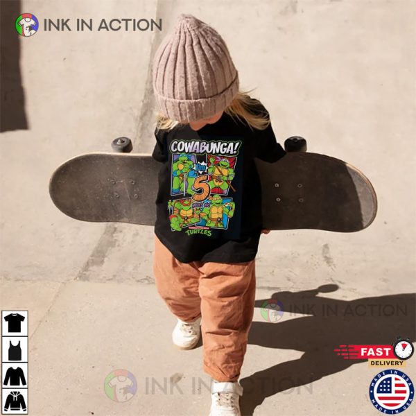 Ninja Turtles Cowabunga Collection I’m 5 Years Old T-Shirt