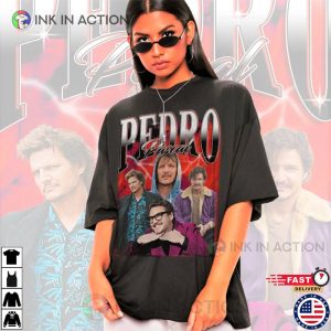 pedro pascal 90s vintage shirt pedro pascal merch Ink In Action 1