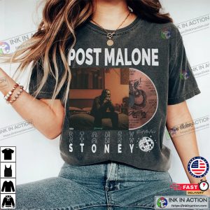 post malone merch Retro Vintage Post Malone Album Stoney World Tour 2023 3 Ink In Action