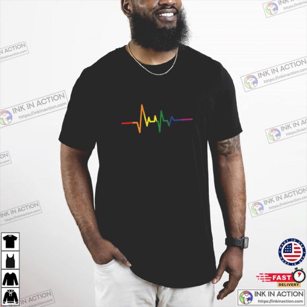 Rainbow Pride T-Shirt, LGBQT Pride Month