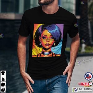 Rihanna Portrait Shirt, Rihanna Graphic Tee