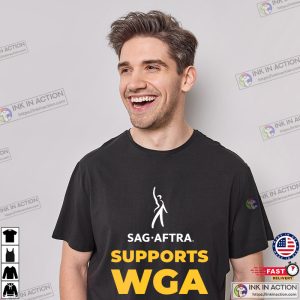 sagaftra Supports WGA essential tee