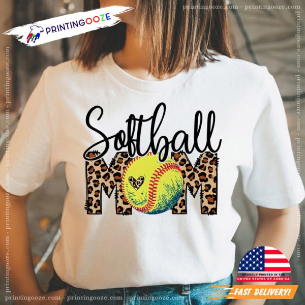 Softball Gift Shirt For Mom, Softball Mom Tee
