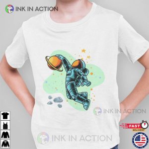 space man Tee astronauts in space Shirt 2 Ink In Action