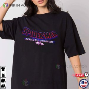 spider man across The Spider Verse Trending T Shirt 2 Ink In Action