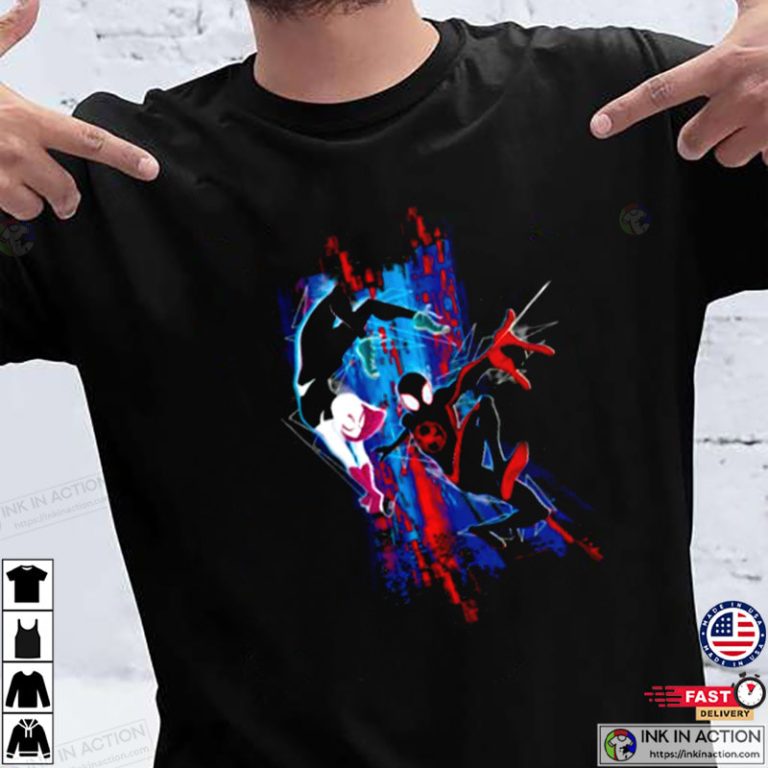 Spider Man Across, The Spider Verse Part One T-Shirt - Print your ...