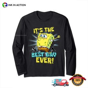 square pants Spongebob its the best day ever T Shirt 4 Ink In Action