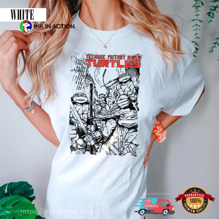 Teenage Mutant Ninja Turtle Original Comic Vintage Shirt Print Your   Teenage Mutant Ninja Turtle Original Comic Vintage Shirt 3 Ink In Action 768x768 