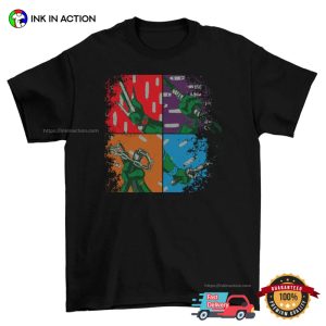 teenage mutant turtles original Pop Art Comic Book Tee Shirt 3 Ink In Action