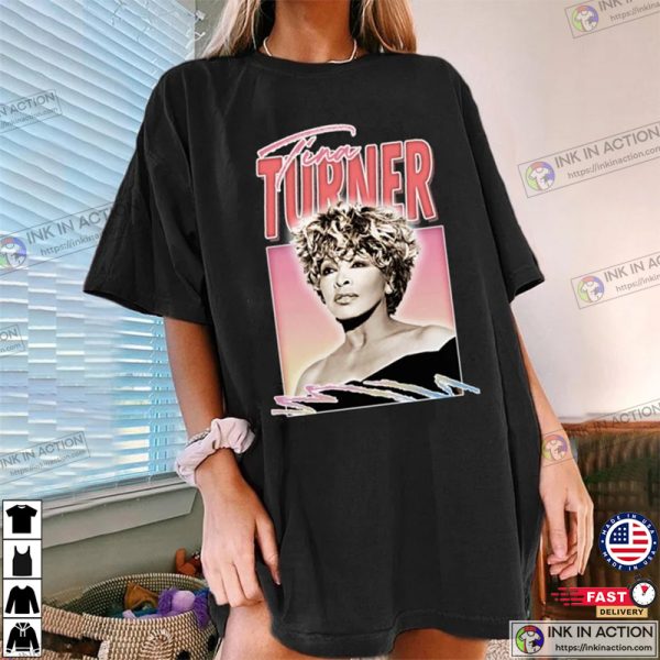 Tina Turner 80s Style, RIP Tina Turner Memorial Shirt