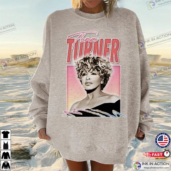 Tina Turner 80s Style, RIP Tina Turner Memorial Shirt