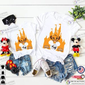 Walt Disney Castle, Lion King Matching Family Disney Shirts