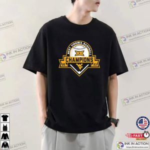 west virginia mountaineers basketball Champions 2023 T shirt 4 Ink In Action