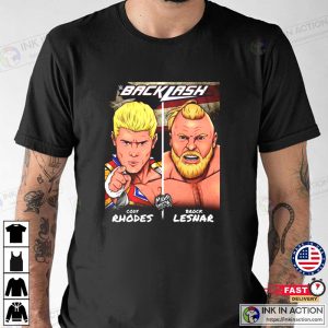 wwe backlash 2023 Cody Rhodes vs Brock Lesnar shirt 2