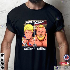 wwe backlash 2023 Cody Rhodes vs Brock Lesnar shirt 3