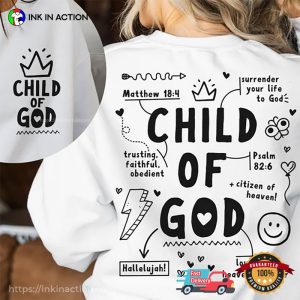 2 Side Doodle Child Of god shirt 3