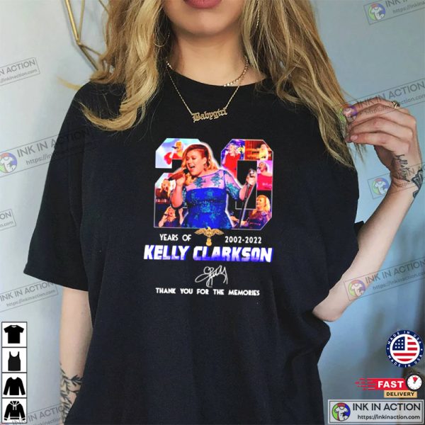 20 Years Of 2002 – 2022 Kelly Clarkson Unisex T-shirt