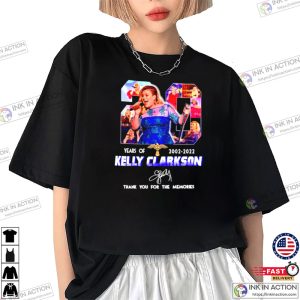 20 Years of 2002 – 2022 Kelly Clarkson unisex t shirt 3