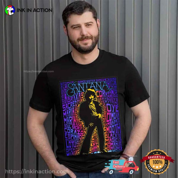 80’s Retro Carlos Santana Unisex T-Shirt