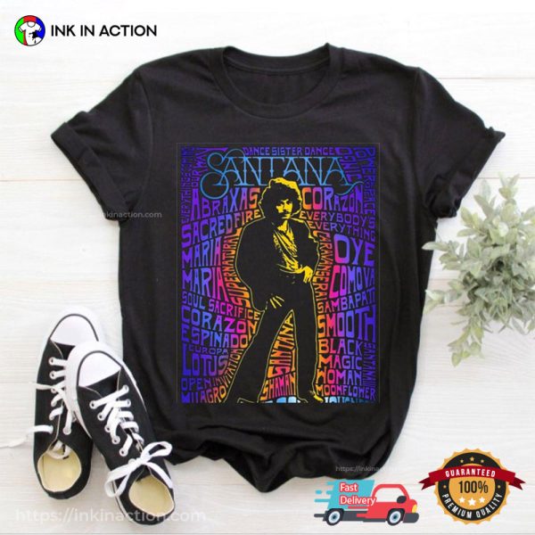 80’s Retro Carlos Santana Unisex T-Shirt