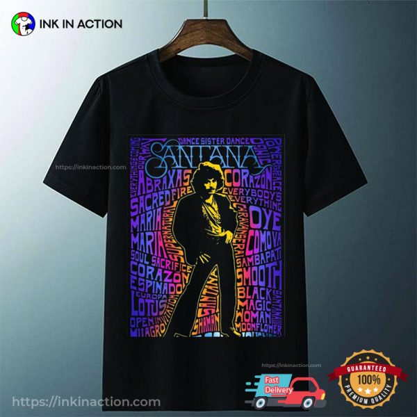 80’s Retro Carlos Santana Unisex T-Shirt