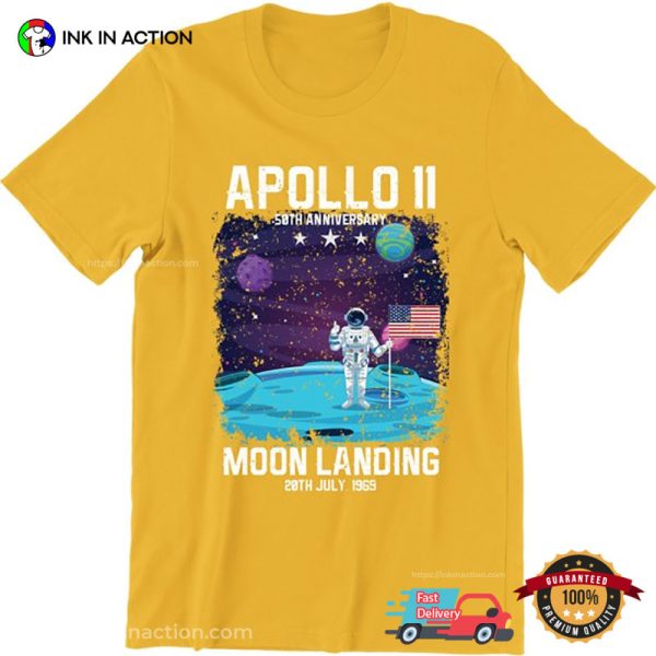 Apollo 11 Moon Landing 50th Anniversary 1969-2019 Shirt