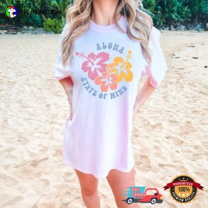 Aloha State Of Mind Beach Summer Comfort Colors Shirt