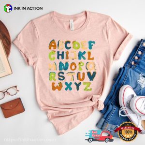 Alphabet Dino Back To School Shirt 1 Ink In Action