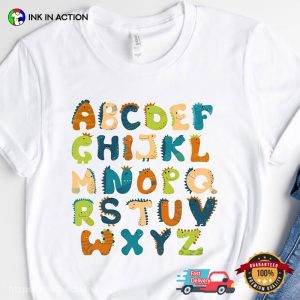 Alphabet Dino Back To School Shirt 3 Ink In Action