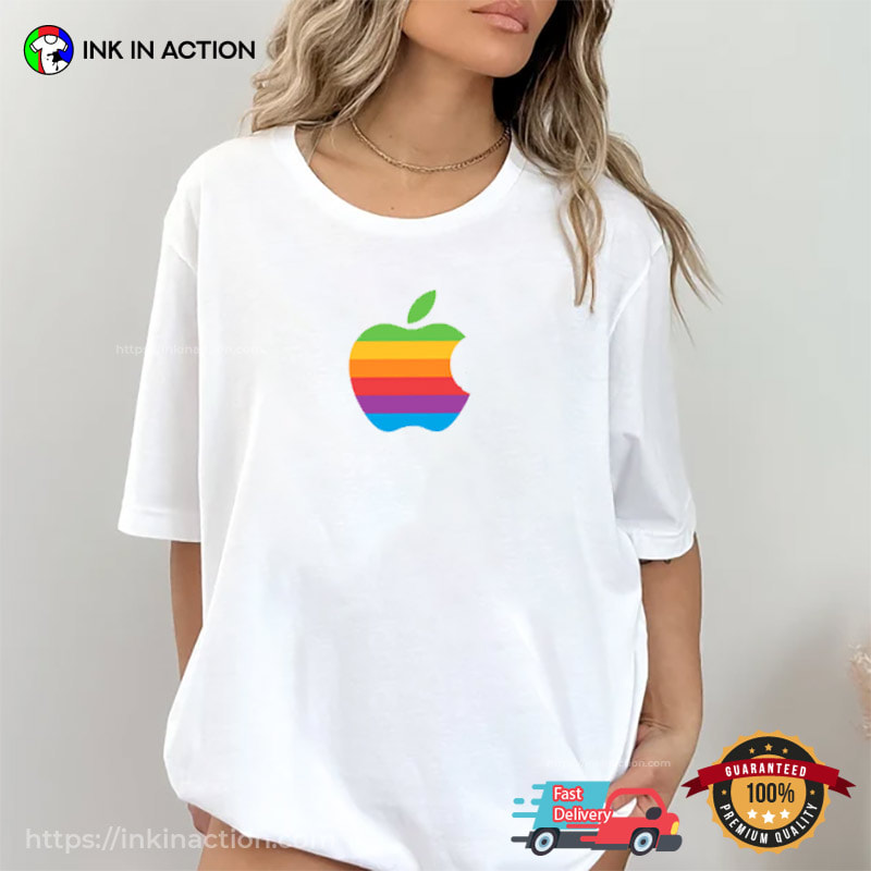 Apple logo outlet shirt