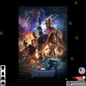 Avengers End Game Poster Ink In Action