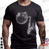 Blowfish Playing Saxophone T-Shirt, Learning Saxophone Musical T-shirts