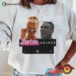 Barbieheimer Inside You Are Two Wolves Funny Barbie X Oppenheimer T-shirt