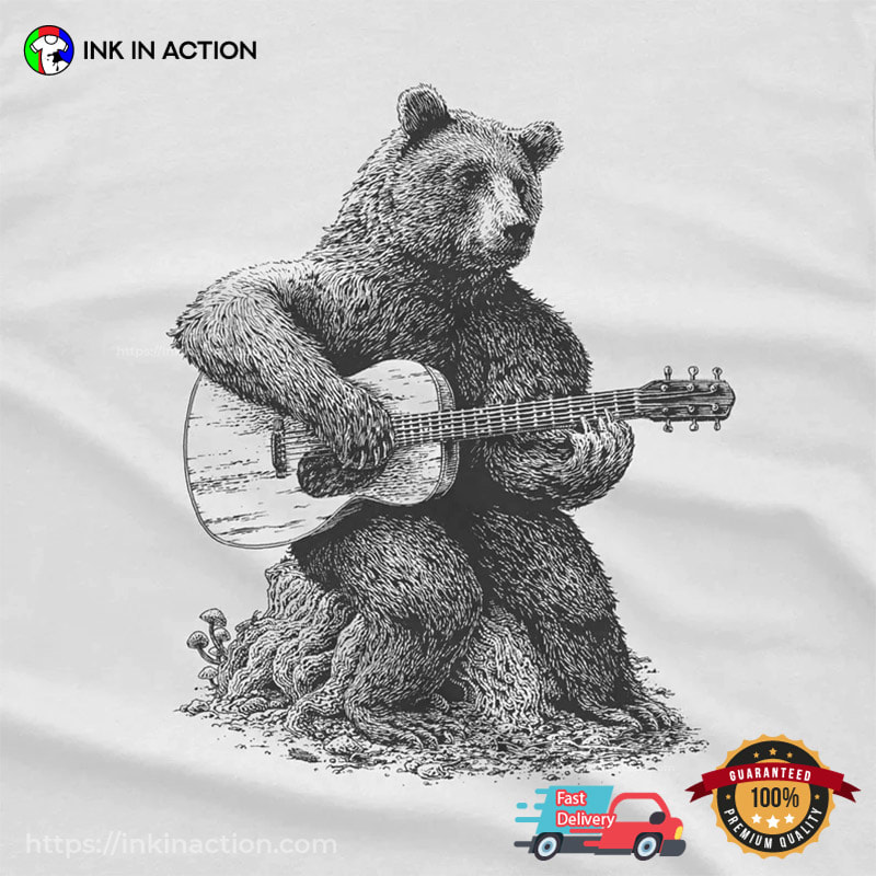 Bear Playing Guitar Shirt