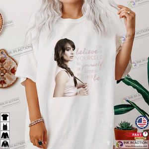 Believe In Yourself Lea Michele Essential T Shirt 3 Ink In Action