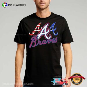 Best Atlanta Braves Independence Day USA T-Shirt
